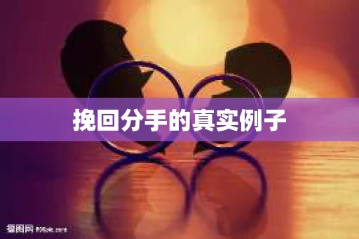 挽回分手的真实例子