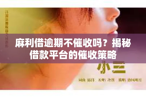 麻利借逾期不催收吗？揭秘借款平台的催收策略