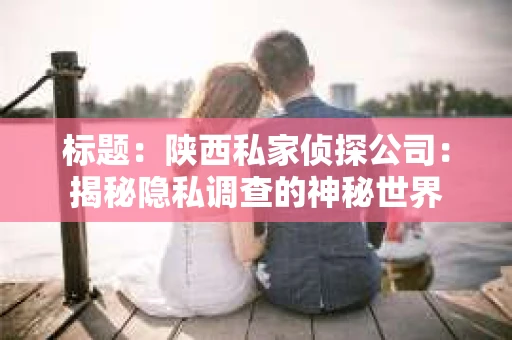 标题：陕西私家侦探公司：揭秘隐私调查的神秘世界