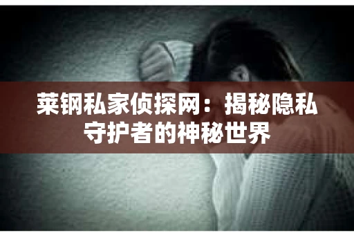 莱钢私家侦探网：揭秘隐私守护者的神秘世界