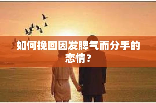 如何挽回因发脾气而分手的恋情？