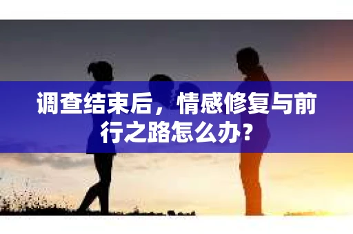 调查结束后，情感修复与前行之路怎么办？