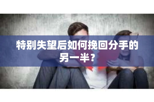 特别失望后如何挽回分手的另一半？