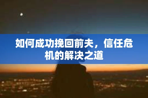 如何成功挽回前夫，信任危机的解决之道