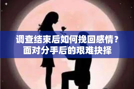 调查结束后如何挽回感情?面对分手后的艰难抉择 调查结束后如何挽回感情?面对分手后的艰难抉择