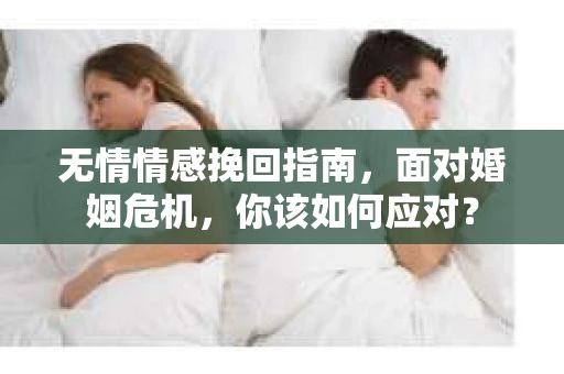 无情情感挽回指南，面对婚姻危机，你该如何应对？