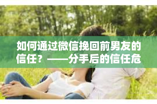 如何通过微信挽回前男友的信任？——分手后的信任危机解决方案